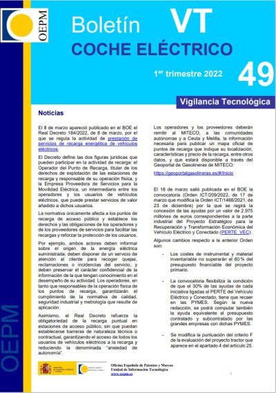 Boletín VT. Coche Eléctrico