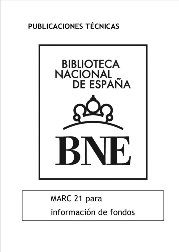 Formato MARC21 para información de fondos