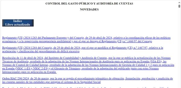 Control del gasto público y auditoría de cuentas