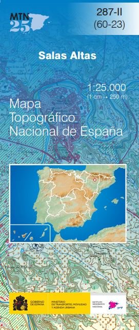 Mapa Topográfico Nacional MTN25