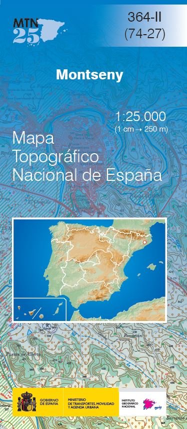 Mapa Topográfico Nacional MTN25