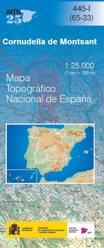 Mapa Topográfico Nacional MTN25