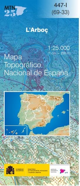 Mapa Topográfico Nacional MTN25