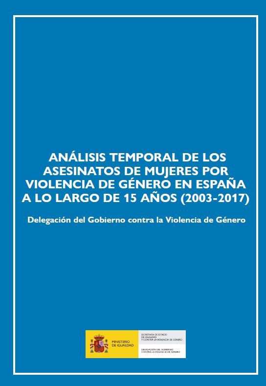 Análisis temporal de los asesinatos de mujeres por violencia de género en España a lo largo de 15 años