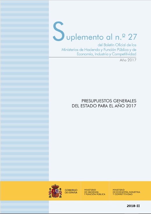 Presupuestos generales del Estado para el año 2017