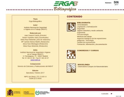 ERGA : Bibliográfico