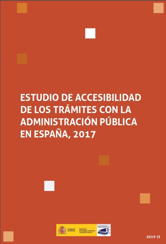 Estudio de accesibilidad de los trámites con la administración pública en España, 2017
