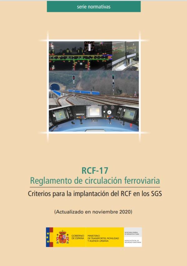 RCF-17 Reglamento de circulación ferroviaria