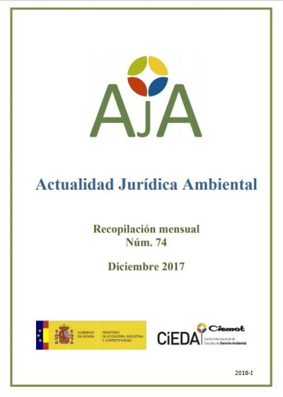 Actualidad Jurídica Ambiental : Recopilación Mensual