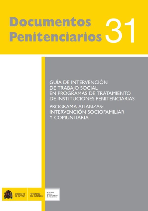 Guía de intervención de trabajo social en programas de tratamiento de Instituciones Penitenciarias
