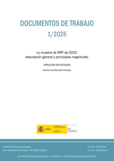 La muestra de IRPF de 2022