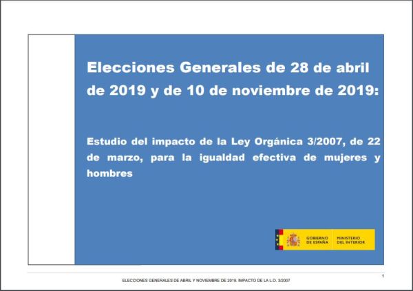Elecciones Generales de 28 de abril de 2019 y 10 de noviembre de 2019
