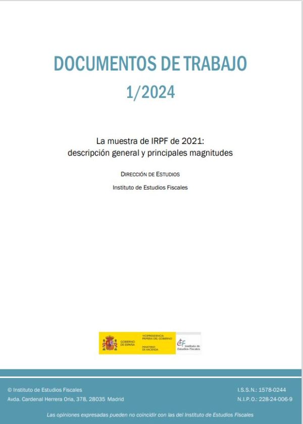 La muestra de IRPF de 2021