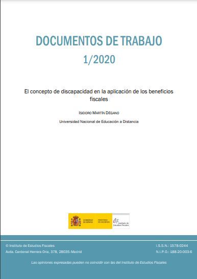 El concepto de discapacidad en la aplicación de los beneficios fiscales