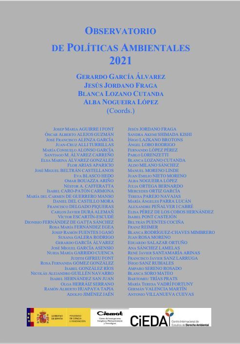 Observatorio de políticas ambientales 2021