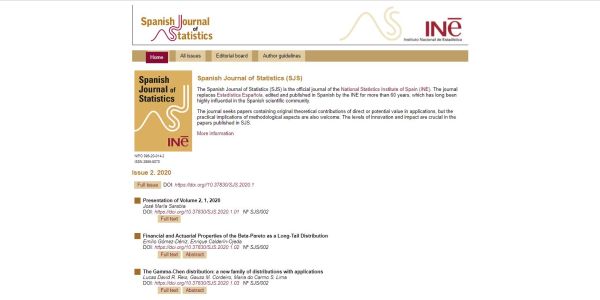Spanish Journal of Statistics