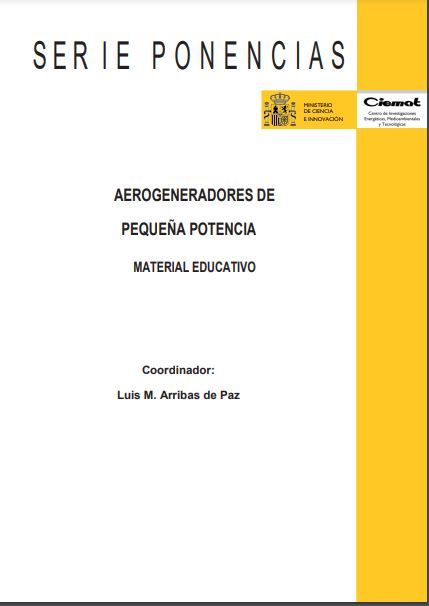 Aerogeneradores de pequeña potencia