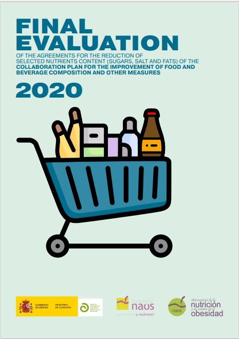 Final evaluation of the agreements for the reduction of selected nutrients content (sugar, salt and fats) of the collaboration plan for the improvement of food and beverage composition and other measures 2020