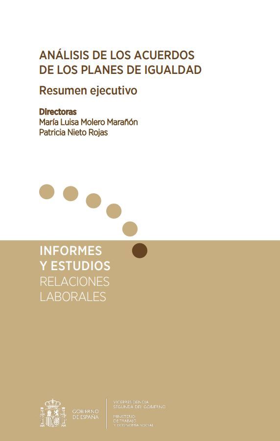 Análisis de los acuerdos de los planes de igualdad