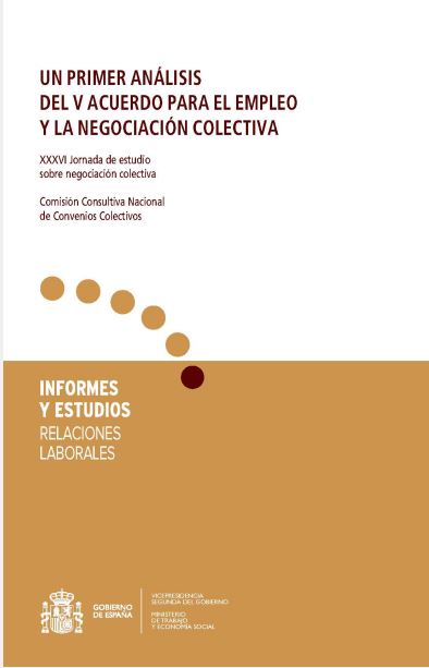 Un primer análisis del V acuerdo para el empleo y la negociación colectiva