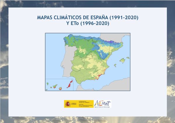 Mapas climáticos de España (1991-2020) y ETo (1996-2020)