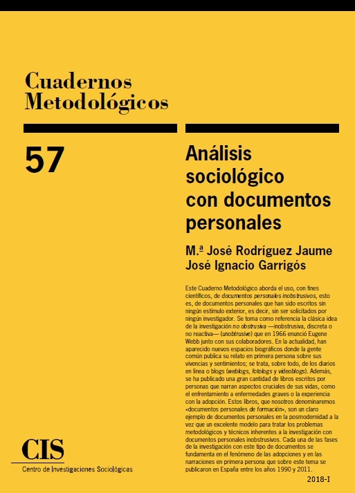 Análisis sociológico con documentos personales