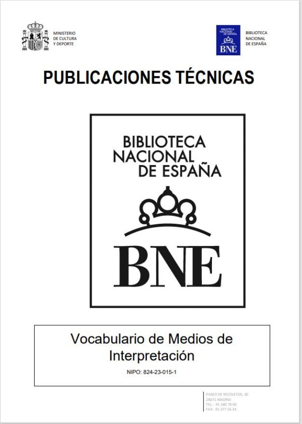 Vocabulario de Medios de Interpretación