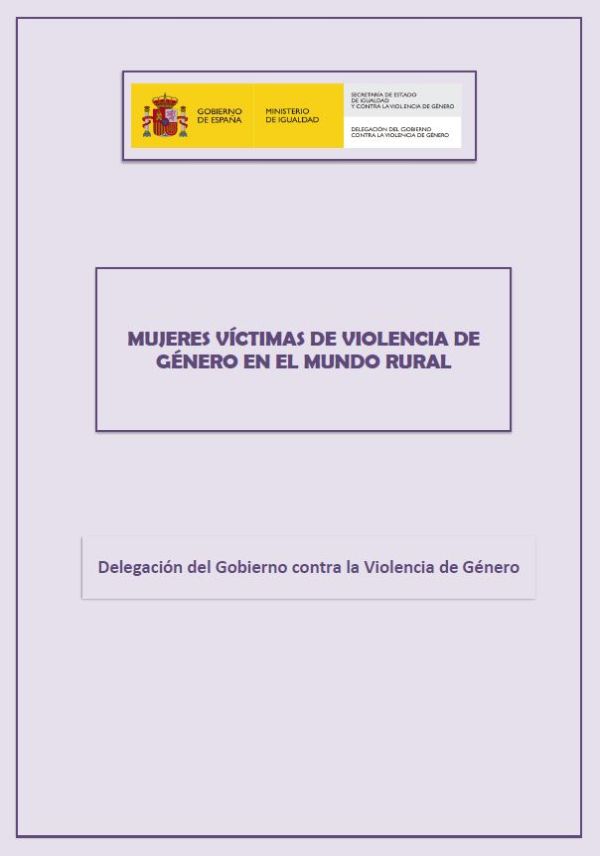 Mujeres víctimas de violencia de género en el mundo rural