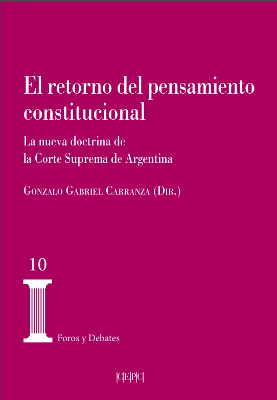 El retorno del pensamiento constitucional