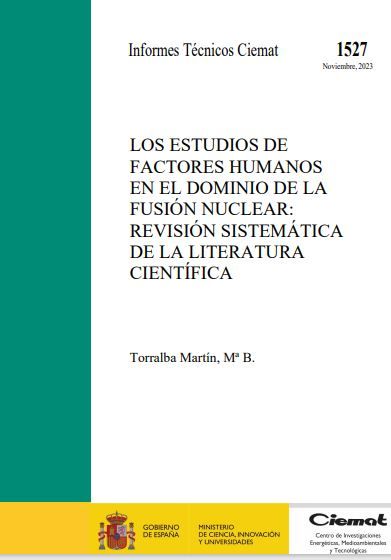 Los estudios de factores humanos en el dominio de la fusión nuclear