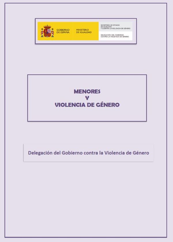 Menores y violencia de género