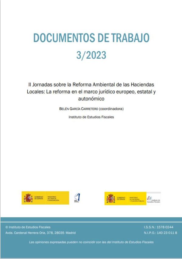 II Jornadas sobre la Reforma Ambiental de las Haciendas Locales