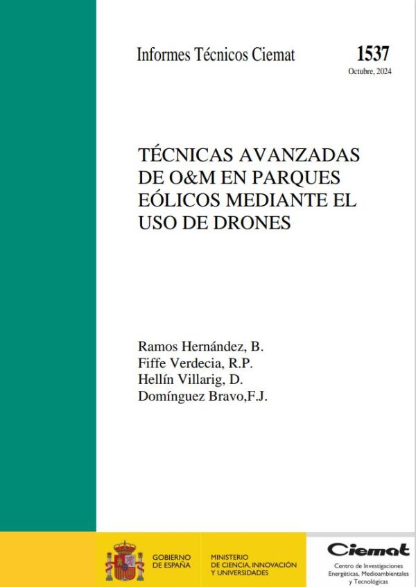 Técnicas avanzadas de O&M en parques eólicos mediante el uso de drones