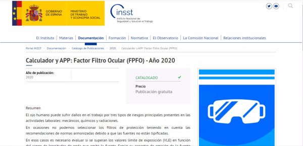 Factor Filtro Ocular (FPFO)
