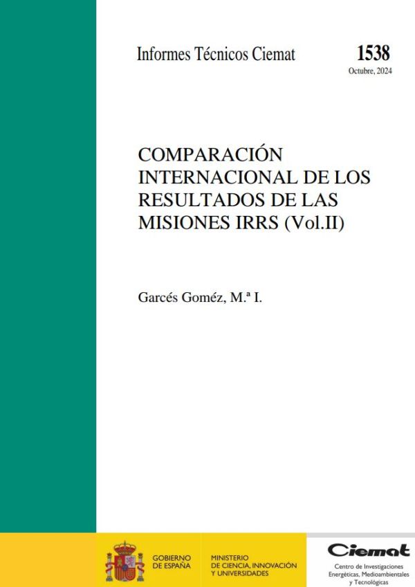 Comparación internacional de los resultados de las misiones IRRS. Volumen 2