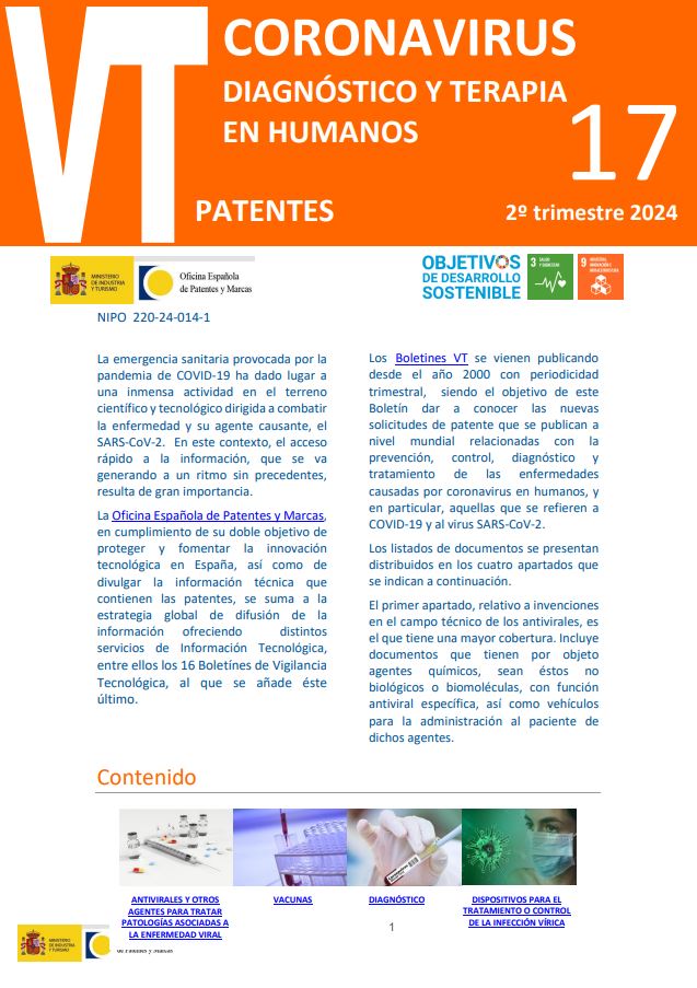 Boletín VT. Coronavirus: Diagnóstico y Terapia en Humanos