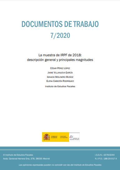 La muestra de IRPF de 2018