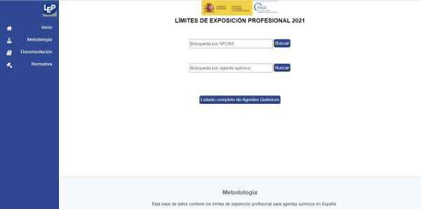 LEP Límites de Exposición Profesional 2021