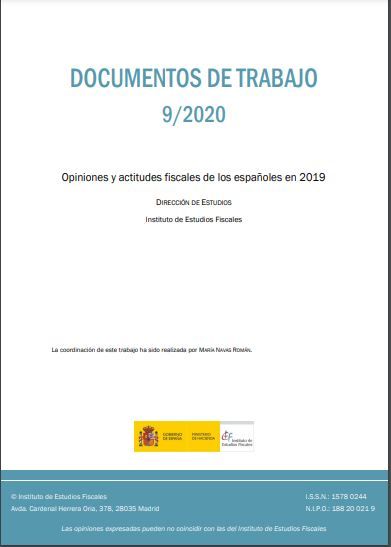 Opiniones y actitudes fiscales de los españoles en 2019