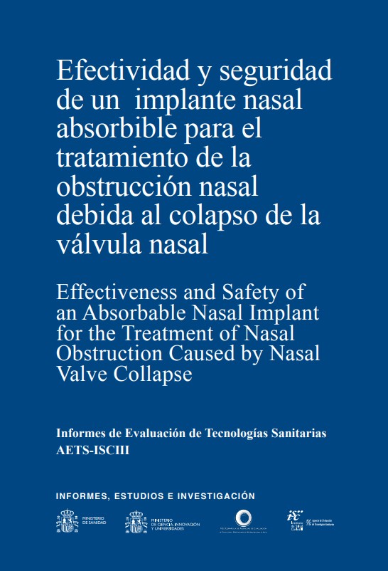 Efectividad y seguridad de un implante nasal absorbible para el tratamiento de la obstrucción nasal debida al colapso de la válvula nasal