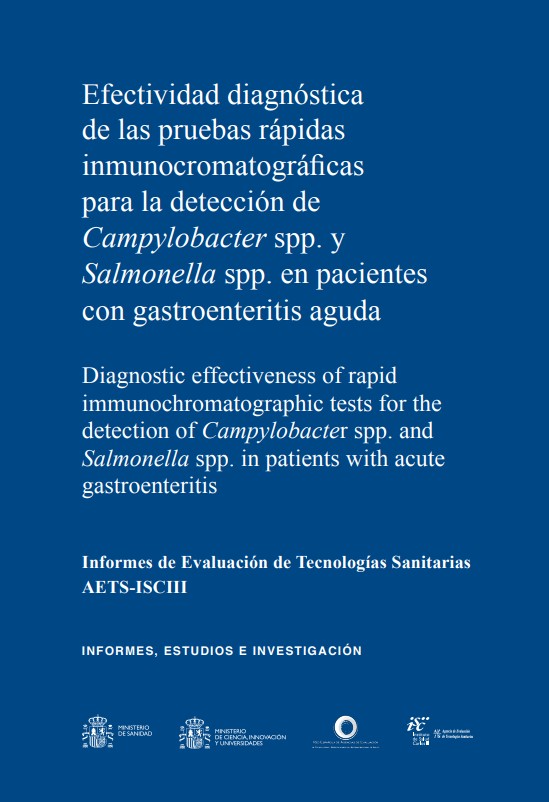 Efectividad diagnóstica de las pruebas rápidas inmunocromatográficas para la detección de Campylobacter spp. y Salmonella spp. en pacientes con gastroenteritis aguda