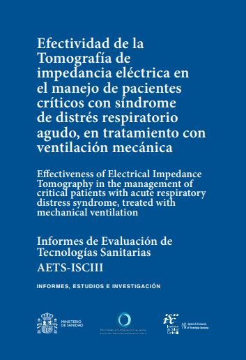 Efectividad de la tomografía de impedancia eléctrica en el manejo de pacientes críticos con síndrome de distrés respiratorio agudo, en tratamiento con ventilación mecánica