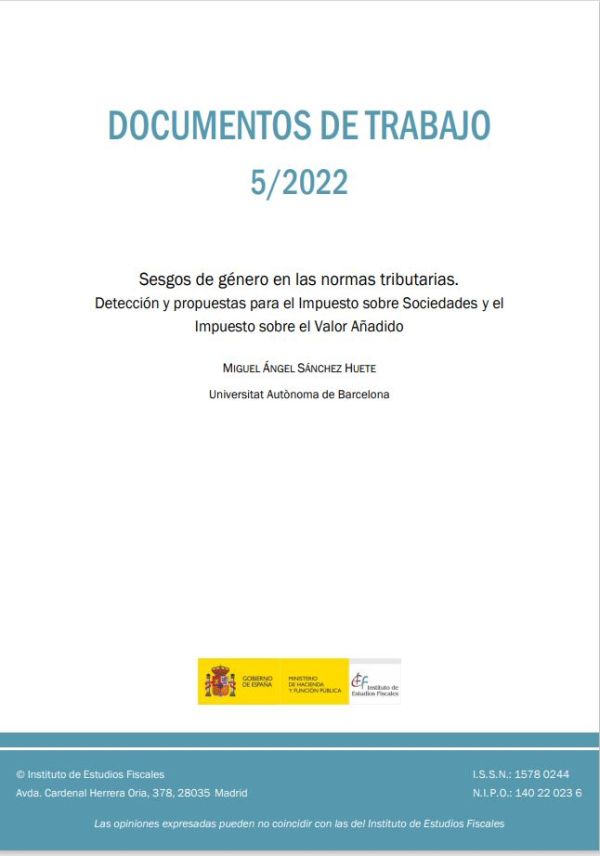 Sesgos de género en las normas tributarias
