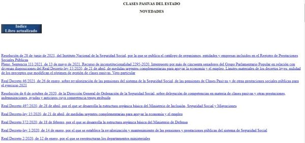 Clases pasivas