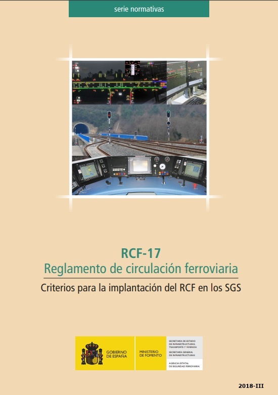 Reglamento de Circulación Ferroviaria RCF-17