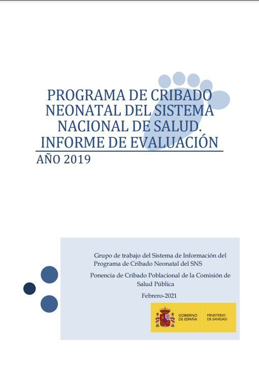 Programa cribado neonatal del Sistema Nacional de Salud