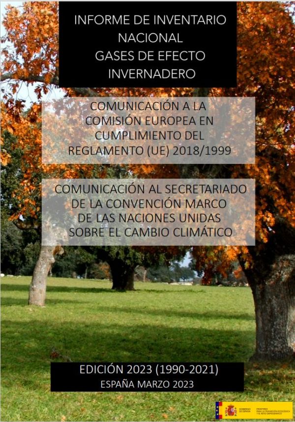 Informe de inventario nacional de emisiones de gases de efecto invernadero
