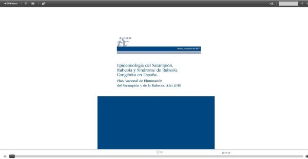 Epidemiología del sarampión, rubeola y síndrome de rubeola congénita en España