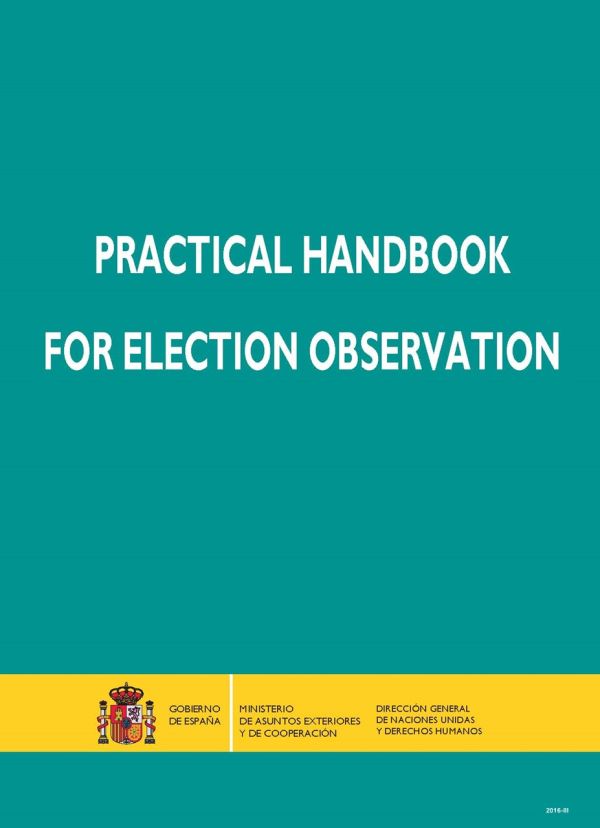 Practical handbook for election observation 2022