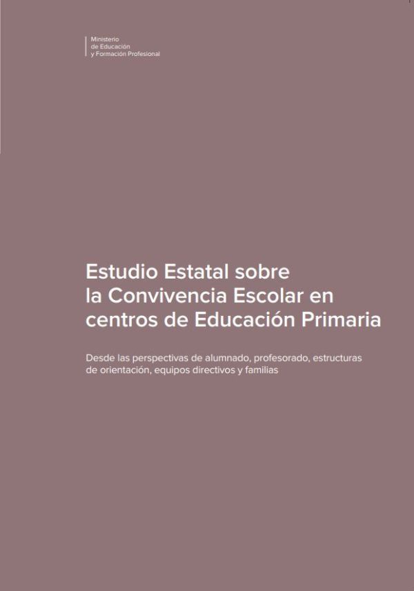 Estudio estatal sobre la convivencia escolar en centros de Educación Primaria